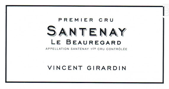 Santenay Premier Cru Le Beauregard - Vincent Girardin - 2016 - Rouge