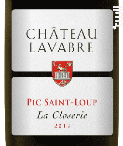 Chateau Lavabre - La Closerie - Château Puech-Haut - 2017 - Rouge