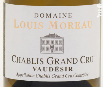 Vaudésir - Domaine Louis Moreau - 2018 - Blanc