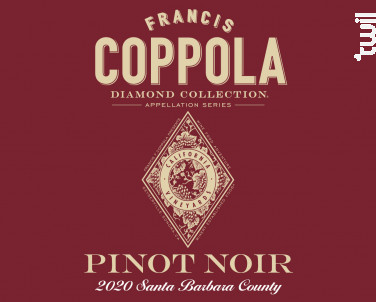 Diamond Santa Barbara - Pinot Noir - FRANCIS FORD COPPOLA WINERY - 2020 - Rouge