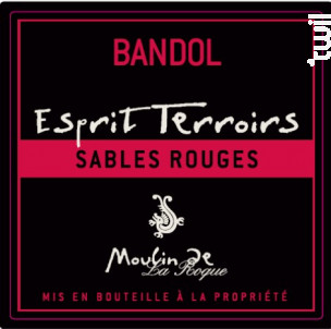Sables Rouges - Moulin de la Roque - 2015 - Rouge