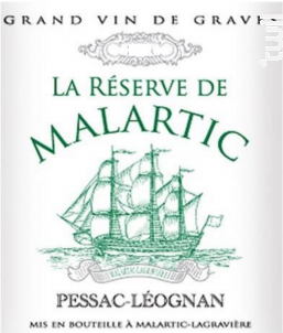 La Réserve de Malartic - Château Malartic-Lagravière - 2015 - Blanc