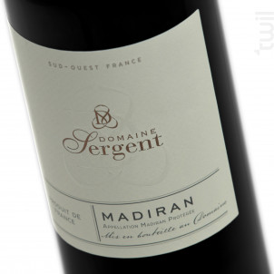 MADIRAN Tradition - Domaine Sergent - 2019 - Rouge