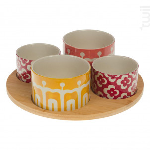 Plateau Apéritif Et Ses 4 Bols Debbie - Amadeus -  - 