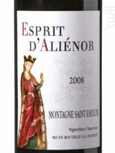 Esprit D'Aliénor - Vignobles Chatonnet - 2018 - Rouge