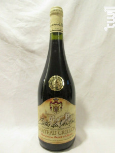 Château Crillon Ventoux - Château Crillon - 1995 - Rouge
