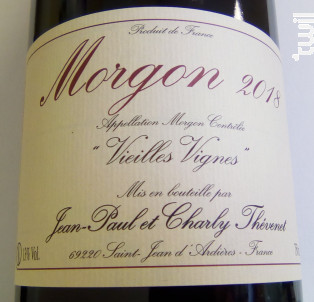 Morgon Vieilles Vignes - Charly Thévenet - 2018 - Rouge