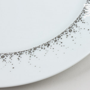 Assiette Plate Boréalis Gris 27 Cm lot De 6 - table passion -  - 