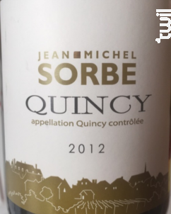 Quincy - Domaine Jean-Michel Sorbe - 2024 - Blanc