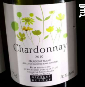 Chardonnay - Domaine Duboeuf - 2010 - Blanc