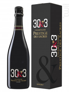 Cuvée Extra-Brut 30&3 - Champagne Prestige des Sacres - No vintage - Effervescent
