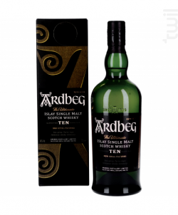 Ardbeg Islay Scotch Whisky 10 Ans + Etui - Ardbeg - No vintage - 
