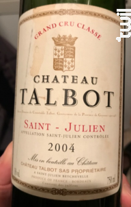 Château Talbot - Château Talbot - 2004 - Rouge