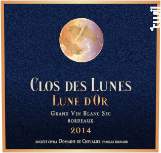 Lune d'Or coffret bois de 3 bouteilles - Clos des Lunes - 2014 - Blanc