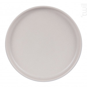 Assiette Plate Uno Crème 28 Cm lot De 6 - table passion -  - 