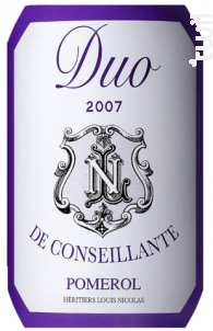 Duo de Conseillante - Château La Conseillante - 2015 - Rouge