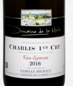 Chablis 1er Cru Vauligneau - Domaine De La Motte - 2017 - Blanc