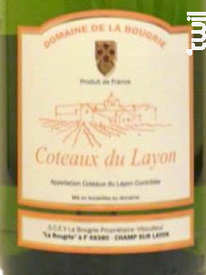 Coteaux du Layon - Domaine de la Bougrie - 2015 - Blanc