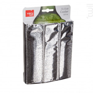 Rafraichisseur À Vin Rapid Ice Silver - vacuvin -  - 