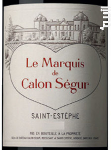 Le Marquis de Calon Ségur - Château Calon Ségur - 2017 - Rouge