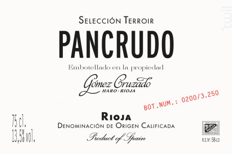 PANCRUDO - GOMEZ CRUZADO - 2020 - Rouge