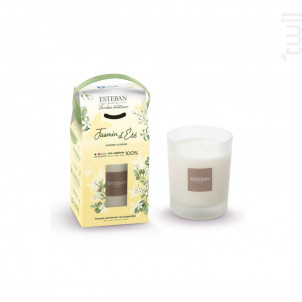 Bougie Parfumée Jasmin D'été 180g - esteban -  - 