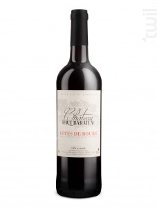 Chateau Haut Barateau Côte de bourg - Château Barateau - 2020 - Rouge