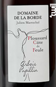 Ploussard Côte de Feule - Domaine de la Borde - Julien Mareschal - 2023 - Rouge