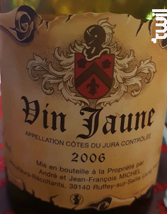 Vin jaune - André et Jean-François Michel - 2011 - Blanc
