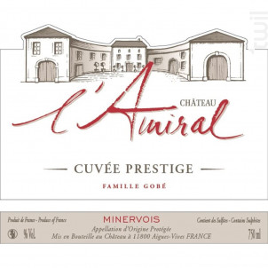 Cuvée Prestige - Château l'Amiral - 2015 - Rouge