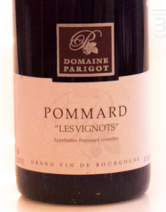 Pommard Les Vignots - Domaine Parigot - 2012 - Rouge
