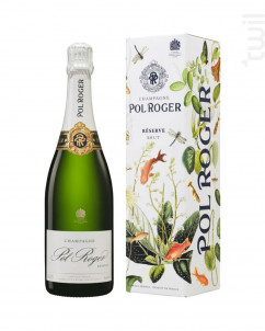 Pol Roger Brut Réserve Estuchado - Champagne Pol Roger - No vintage - Effervescent
