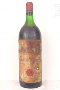 (année Non Lisible 1966 À 1975 Probablement 1975) - Château Recougne - No vintage - Rouge