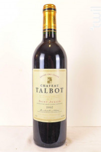 Grand Cru Classé - Château Talbot - 1992 - Rouge