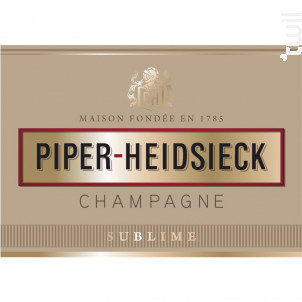 Cuvée Sublime - Piper-Heidsieck - No vintage - Effervescent