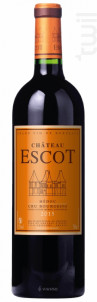 Château Escot Medoc - Château ESCOT - 2015 - Rouge