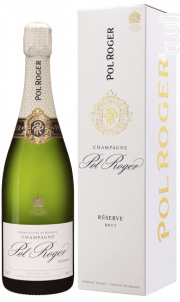 Champagne Pol Roger Brut Reserve + Etui - Champagne Pol Roger - No vintage - Effervescent
