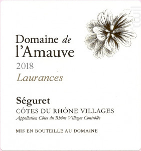 Cuvée Laurances - Domaine de l'Amauve - 2018 - Rouge