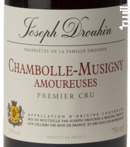 Chambolle-Musigny Amoureuses - Premier Cru - Maison Joseph Drouhin - 2020 - Rouge