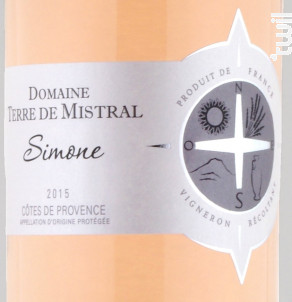 Simone - Domaine Terre de Mistral - 2018 - Rosé