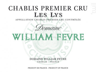 Chablis Premier Cru - Les Lys - Domaine William Fèvre - 2021 - Blanc