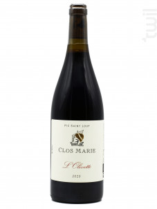 L'Olivette Amphore - Clos Marie - 2020 - Rouge
