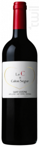 Le C - Château Calon Ségur - 2019 - Rouge