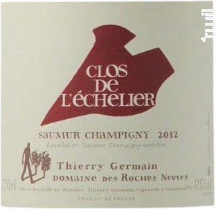 Clos de l'Echelier - Thierry Germain - Domaine des Roches Neuves - 2021 - Rouge