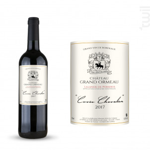 Cuvée Chevalier - Château Grand Ormeau - 2017 - Rouge