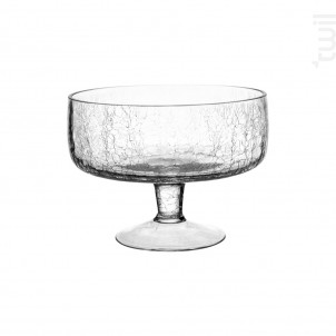 Coupe Sur Pied Craquelé Noa 13x19 Cm - table passion -  - 