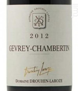Gevrey-Chambertin - Domaine Drouhin Laroze - 2016 - Rouge