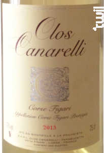 Clos canarelli - Clos Canarelli - Yves Canarelli - 2019 - Blanc