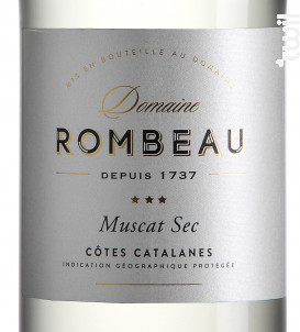Muscat Sec - Château  Rombeau - 2018 - Blanc