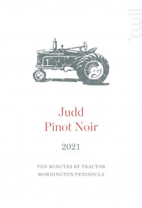 Judd Pinot Noir - TEN MINUTES BY TRACTOR - 2021 - Rouge